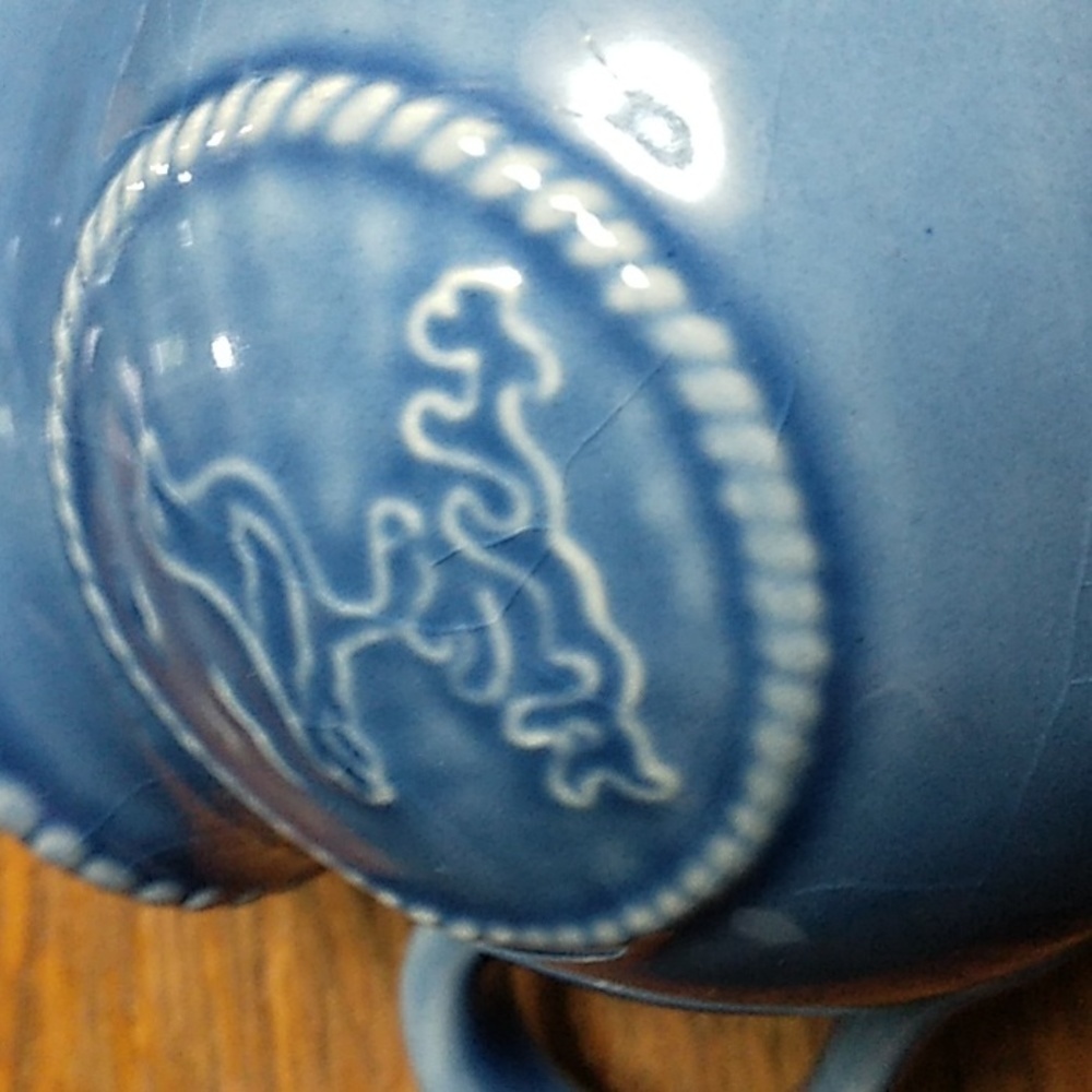 American Antelier Nautical Blue stoneware - Picture 4 of 7